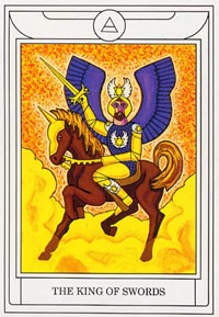 Koning van Zwaarden (Golden Dawn Magical-deck)