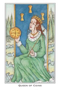 Koningin van Pentakels (Medieval Enchantment-deck)