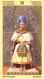 De Keizer (Ramses Tarot Of Eternity-deck)