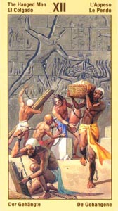 De Gehangene (Ramses Tarot Of Eternity-deck)